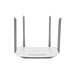 Router Inalámbrico ISP doble banda AC, 2.4 GHz y 5 GHz Hasta 1167 Mbps, 4 antenas externas omnidireccional, 3 Puertos LAN 10/100/1000 Mbps, 1 Puerto WAN 10/100/1000 Mbps