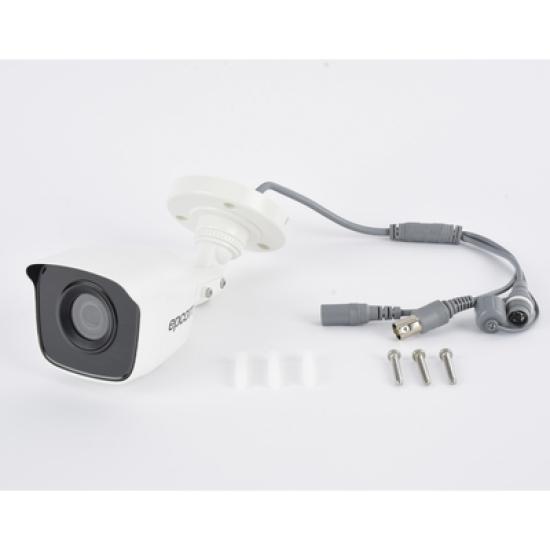 Bala TURBOHD 5 Megapíxel / Lente 2.8mm (85° de Visión) / Exterior IP66 / IR EXIR 20 mts / TVI-AHD-CVI-CVBS / Metal 