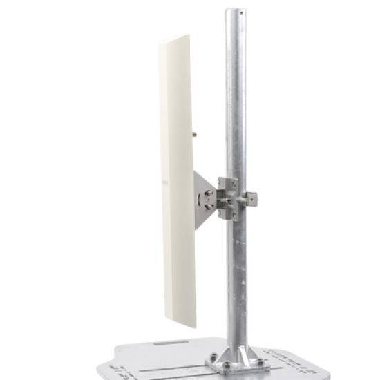 Antena Sectorial de 120° en 2.4 GHz, Ganancia de 15 dBi, Polarización Dual con Slant a 45°
