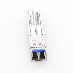 Transceptor Óptico SFP (Mini-Gbic) / Monomodo 1310 nm / 1.25 Gbps / 1000BASE / Conectores LC/UPC Dúplex / DDM / Hasta 5 km 