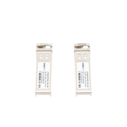 Transceptores Ópticos Industriales Bidireccionales SFP+ (Mini-Gbic) / Monomodo 1270 & 1330 nm / 10 Gbps / 10GBASE / Conector LC/UPC Simplex / DDM / Hasta 10 km / 2 Piezas