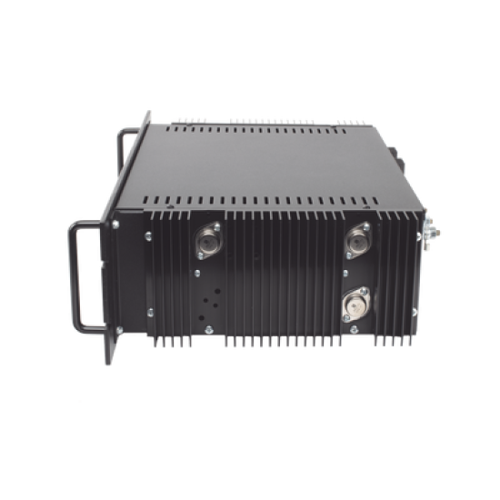 Fuente de poder  13.8Vcc, 35A, lineal regulada con circuito cargador de baterías, para instalación en rack