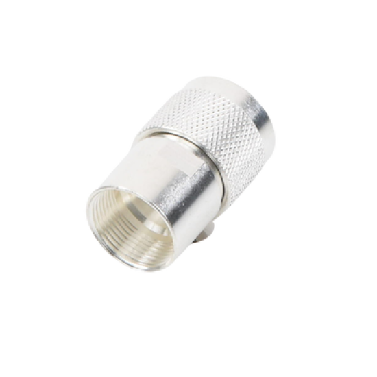Conector N Macho de Rosca para Cables 9913, RFLASH-1113, 7810A, RG8/U-SYS, CNT-400, 8214, Plata/Oro/Teflón.