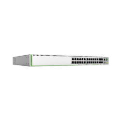 (GS980MX/28) Switch Stack L3, 24 puertos 10/100/1000-T, 4 Puertos SFP+ 10G, Fuente de poder fija