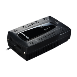 UPS de 750 VA/450 W, Topología Línea Interactiva, Entrada 120 Vca NEMA 5-15P, Tipo Gabinete Compacto, Con 12 Tomas NEMA 5-15R