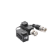 Kit de Transceptor (Balluns) TURBOHD con Boton Push / Hasta 8 MP (4K) / 100% Cobre / Soporta HD-TVI / AHD / CVI / CVBS / Audio por Coaxitron / Datos para Menu de Configurar de Cámaras 