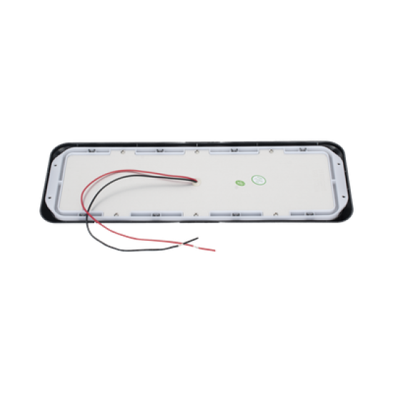 Luz LED Rectangular para interiores, 48 LED, 12-24 Vcd, 1392 lúmenes