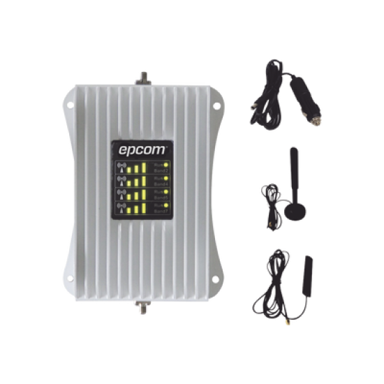 KIT Amplificador de Señal Celular Para Vehículo/ Soporta y Mejora la Señal Celular 5G, 4G LTE/ Múltiples Operadores, usuarios y dispositivos/ Ideal para Vehículo tipo Camioneta, Pick up o Sedán.