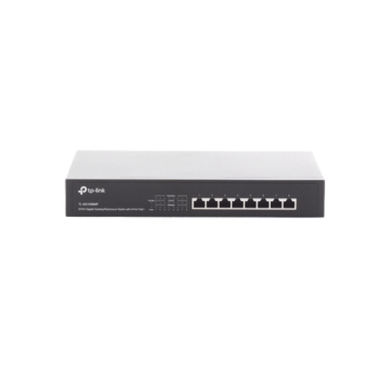Switch Gigabit PoE+ no administrable de 8 puertos 10/100/1000 Mbps, para escritorio