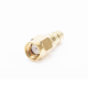Conector SMA Macho Inverso de Anillo Plegable para Cables RG-8/X, LMR-240, 9258, Oro/ Oro/ Teflón.â€‹
