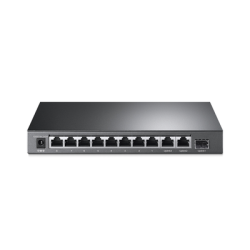 Switch PoE+ No Administrable De Escritorio 11 Puertos / 8 puertos 10/100 Mbps PoE af/at Inteligiente / Presupuesto 124 W / Hasta 250 metros