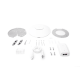 Access Point UniFi 3 Quad-radio MU-MIMO4x4 802.11ac Wave 2 con radio dedicado para seguridad WIPS contra intrusos, hasta 1500 usuarios concurrentes