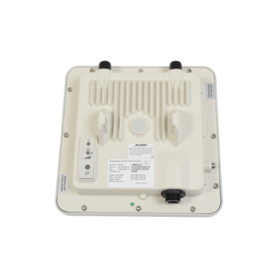 Punto de Acceso Super WiFi, Doble Banda, Conectorizado en 2.4 GHz (Hasta 600 m con Antena de 12 dBi), Hasta 300 m con Antena Integrada de 16 dBi en 5 GHz.