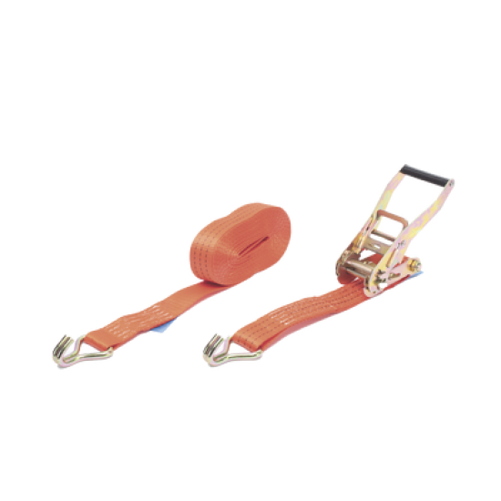 Eslinga Sintética de 50 mm x 10 Metros. Con Gancho y Tensor Metálico.