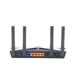 Router WiFi 6 doble banda AX 3000 Mbps /  MU-MIMO y OFDMA / 1 Puerto WAN 10/100/1000 Mbps / 4 Puertos LAN 10/100/1000 Mbps / 4 Potentes Antenas.