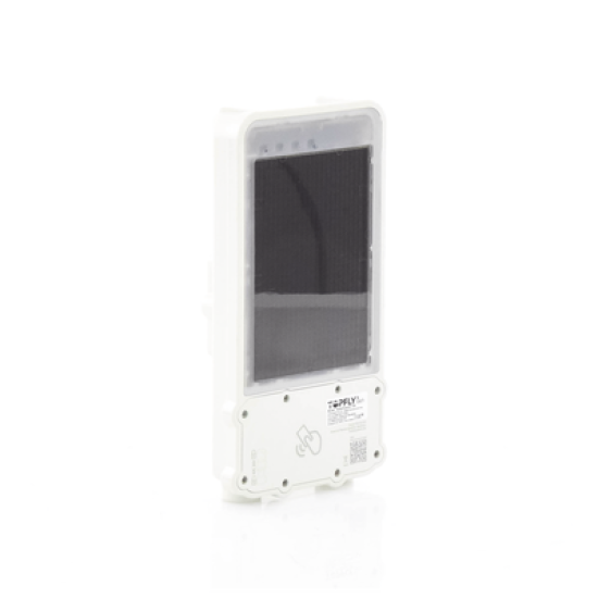 Rastreador satelital 4G LTE /Candado inteligente de seguridad para cajas de tractocamión / carga solar / desbloqueo local (RFID) y remoto / fijación magnética / alarma anti sabotaje/ Batería de 14,400 mAh