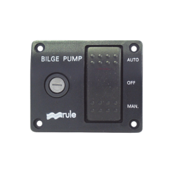 Switch de tres posiciones para control de bombas de achique.