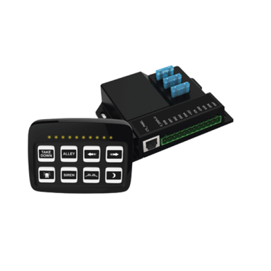 Controlador Universal de 8 interruptores, 12-24 Vcd con Montaje Fijo y de Succión