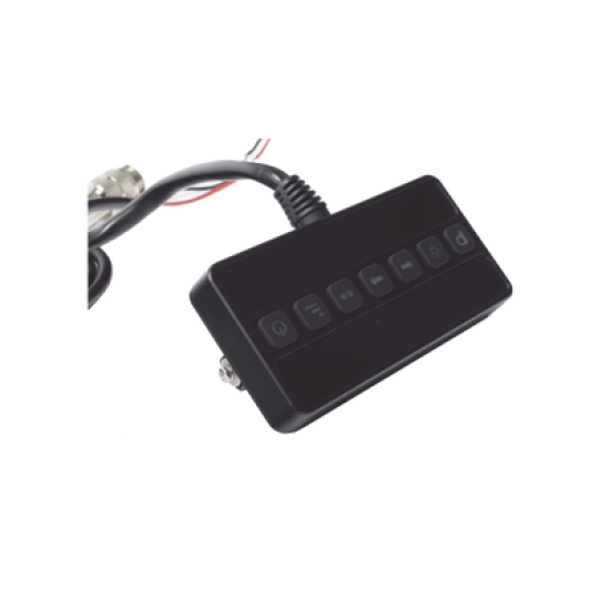 Barra de luz de advertencia de 10 Módulos de 6 LED, 49 Pulgadas Ambar