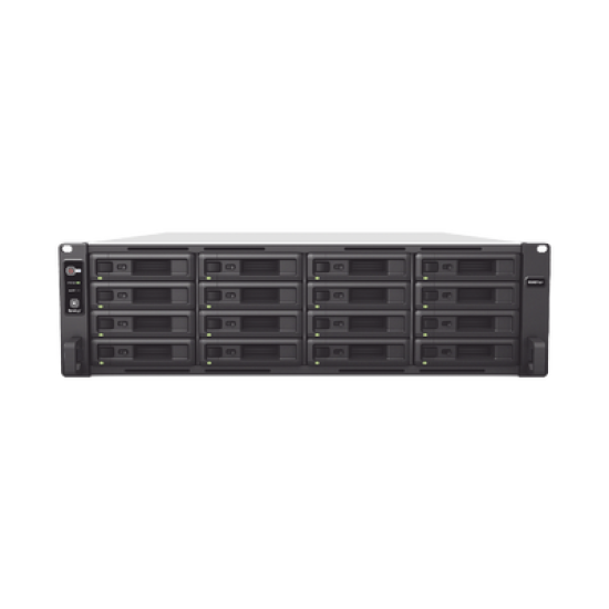 Servidor NAS para Rack (3 U) de 16 Bahías (Expandible a 40 Bahías) / Hasta 720 TB / 16GB RAM / Servicio Nube Gratis (P2P) / Administración Remota y Respaldo Programado