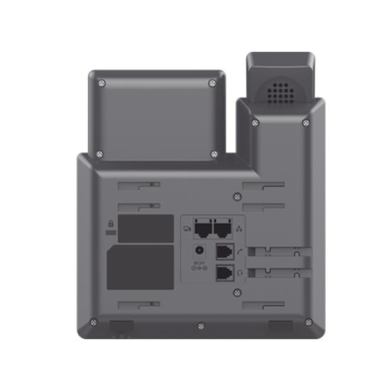 Teléfono IP Grado Operador, 2 líneas SIP con 4 cuentas, PoE, codec Opus, IPV4/IPV6 con gestión en la nube GDMS