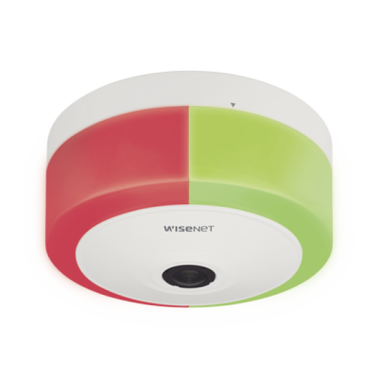 Fisheye IP 12 Megapixel / WDR 120dB / PTZ Digital 16X / Para aplicaciones de estacionamiento 