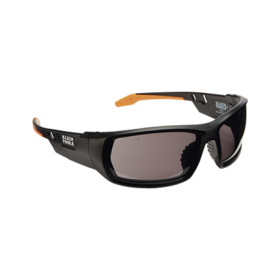 Gafas de seguridad profesionales, marco completo, cristales grises