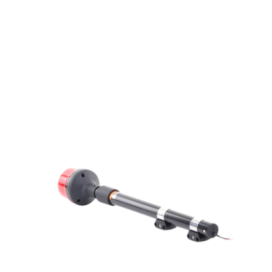 Luz Telescópica para Motocicletas, 8 LED, Roja, SAE Clase I