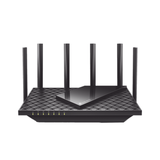 Router Triple Banda WiFi 6E / AX5400 MU-MIMO / 1 Puerto WAN 1 10/100/1000 Mbps / 4 Puertos LAN 10/100/1000 Mbps / 1 puerto USB 3.0 / 6 antenas de alta ganancia / OneMesh ™