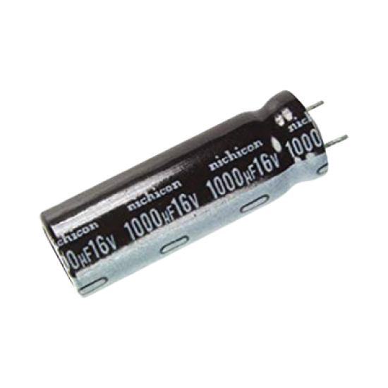 Capacitor Electrolítico de 680 uFd (o 1000 uFd), 16 Vcc para C1 y C3 del MONITOR COM-3010.