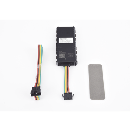 Dispositivo de localización para vehículos / Conectividad 4G LTE y BLE 5.0 / Diferentes tipos de notificaciones / Corte y restablecimiento de energía / Función SOS / (2) DIN / (1) DOUT / (1) AIN