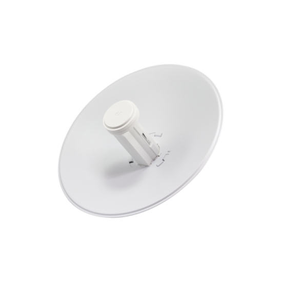 PowerBeam airMAX M5, hasta 150 Mbps, frecuencia 5 GHz (5170-5875 MHz) con antena tipo plato de 22 dBi