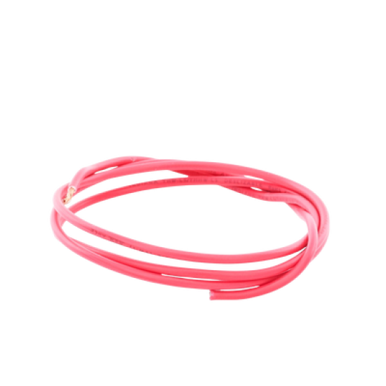 Venta por metro / Cable Eléctrico de Cobre / Recubierto THW-LS / Calibre 14 AWG / 19 Hilos / Color Rojo.