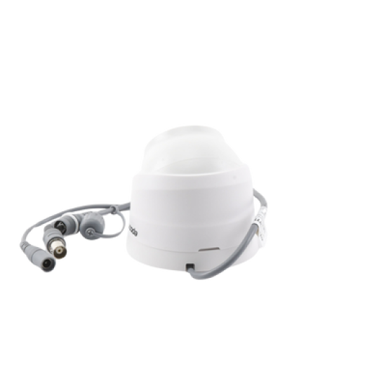 AUDIO POR COAXITRON / Domo TURBOHD 2 Megapixel (1080p) / Gran Angular 106° / Lente 2.8 mm / 20 mts IR EXIR / Interior / 4 Tecnologías / dWDR