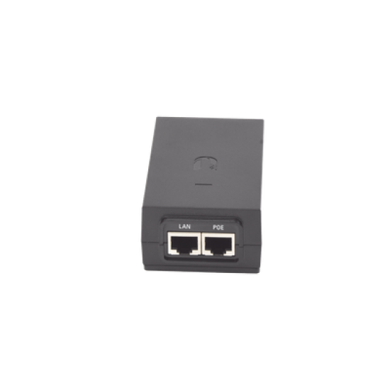 Adaptador PoE Ubiquiti de 48 VDC, 0.5 A, Fast Ethernet (10/100 Mbps)