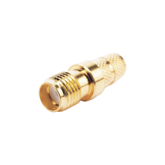  Conector SMA Hembra Inverso de Anillo Plegable para Cable RG-8/X, 9258, LMR-240, LMR-240UF,  LMR-LW240, Oro/Oro/Teflón.