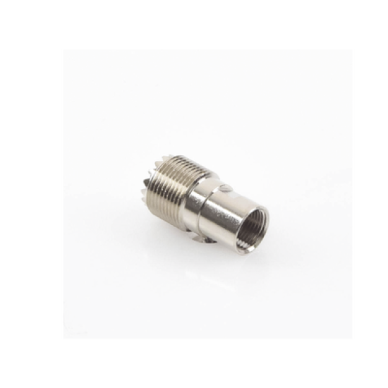 Conector UHF hembra (SO-239) de rosca para cable RG-58/U, RG-142/U.