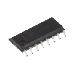 Circuito Integrado 2 Drivers, 2 Receivers, +5Vcc, RS-232, Digital-Análogo, 16-SOIC.