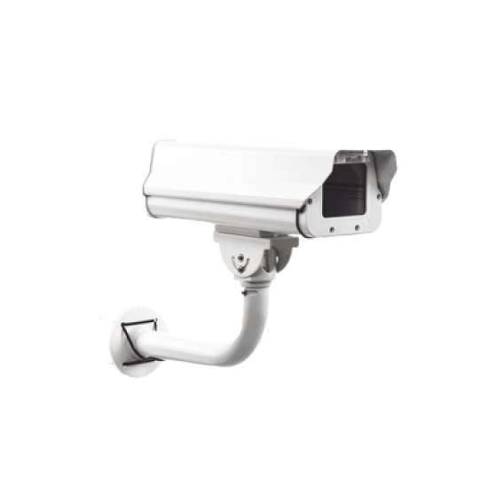 Gabinete antivandálico IP66 incluye calefactor/ventilador con brazo de acero 