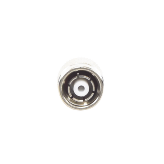 Conector TNC Macho Inverso de Anillo Plegable para Cable RG-142/U, Níquel/ Oro/ Teflón.