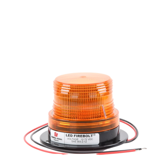 Estrobo ámbar FIREBOLT PLUS de tecnología LED, 12-72 Vcc 
