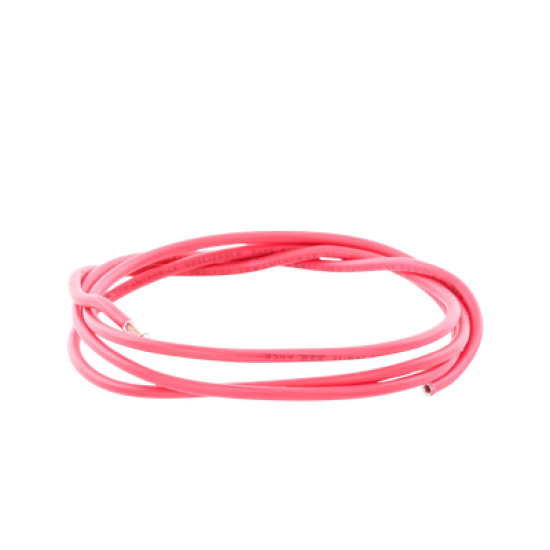 Venta por metro / Cable Eléctrico de Cobre / Recubierto THW-LS / Calibre 14 AWG / 19 Hilos / Color Rojo.