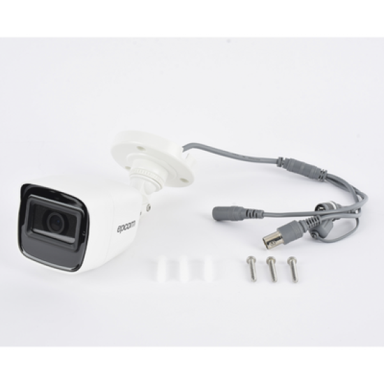 AUDIO POR COAXITRON / Bala TURBOHD 2 Megapixel (1080p) / Gran Angular 106° / Lente 2.8 mm / 25 mts IR EXIR / Exterior IP66 / 4 Tecnologías / dWDR