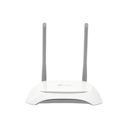 Router Inalámbrico WISP, 2.4 GHz, 300 Mbps, 2 antenas externas omnidireccional 5 dBi, 4 Puertos LAN 10/100 Mbps, 1 Puerto WAN 10/100 Mbps, control de ancho de banda