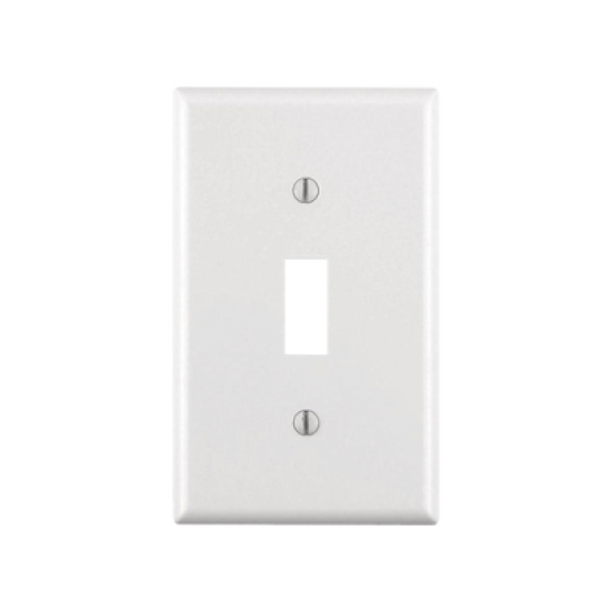 Tapa para Contacto Rectangular Color Blanco.