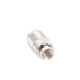 Conector UHF Macho (PL-259) para cables RG-8/U, RG-8U-SYS, 8237, 8267, 8268, 9913, CTN-400, 7810, 8214, 7810A, RFLASH-1113, LMR-400, Plata (Concha-Níquel)/ Plata/ D.A.P. (Fibra Sintética)