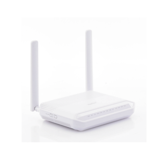 ONU GPON WiFi 6, 2.4/5 GHz, 4 puertos Gigabit + 1 POTS + 2 USB, conector SC/UPC