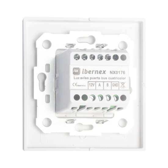 Luz de Aviso Cuatri color para Indicar Presencias o Alarmas en Habitación / BUS RS485 / Compatible con NX0019/B, NX1021 y NX0015