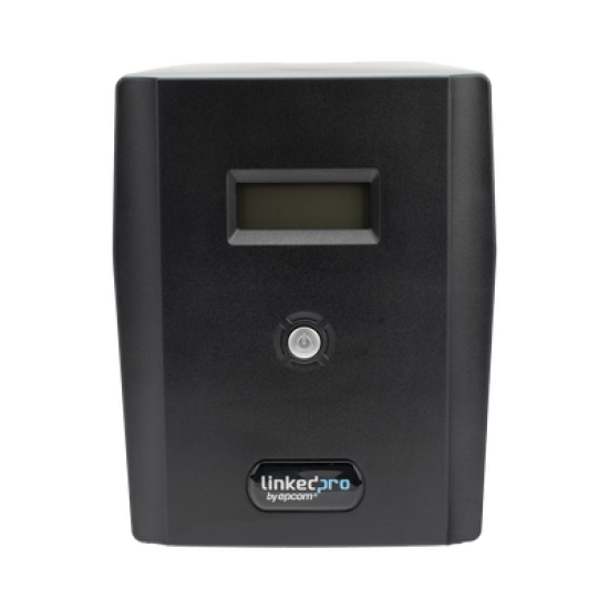 UPS 1500VA/900 W Pantalla LCD / Línea Interactiva 120Vca / 6 tomas 5-15R (4 Respaldadas) / Regulación de Voltaje / Protección RJ45