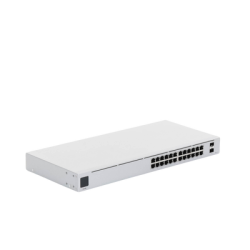UniFi Switch USW-24-POE Gen2, Capa 2 de 24 puertos (16 puertos PoE 802.3af/at + 8 puertos Gigabit) + 2 puertos 1G SFP, 95W, pantalla informativa